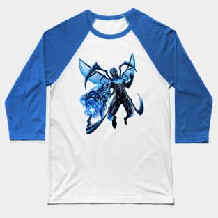 Blue Scarab beetle Hero Baseball T-Shirt